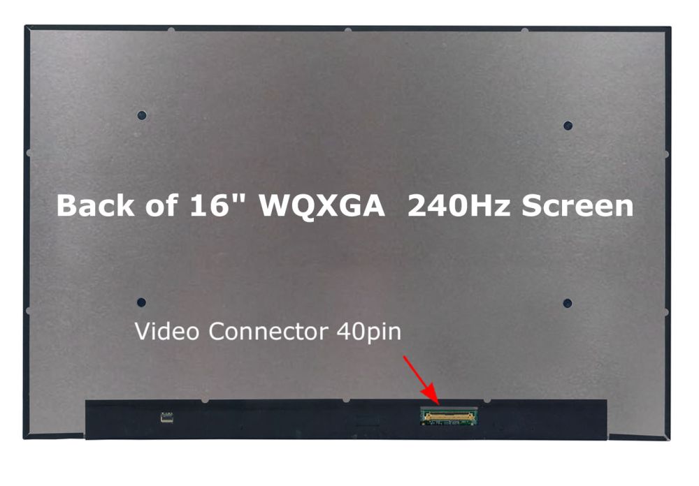 MSI VECTOR16HX14421 Replacement LCD screen
