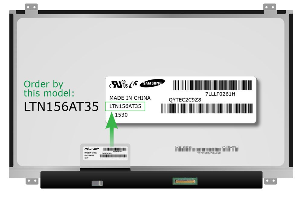 LTN156AT35 Replacement LCD screen
