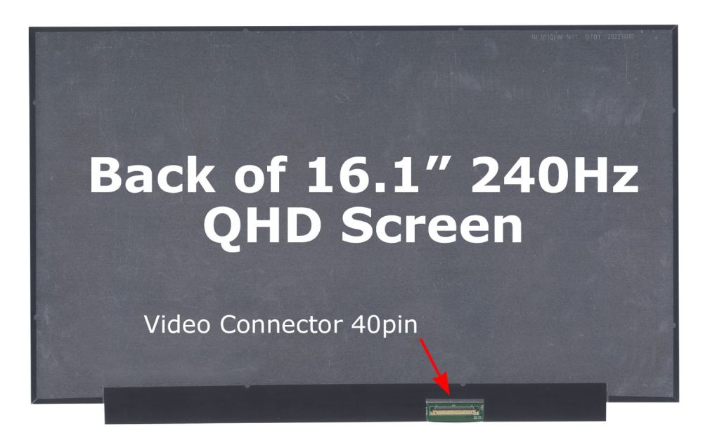 NE161QHM-NZ1 Replacement LCD screen