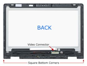 Dell 7PNVF Replacement LCD screen